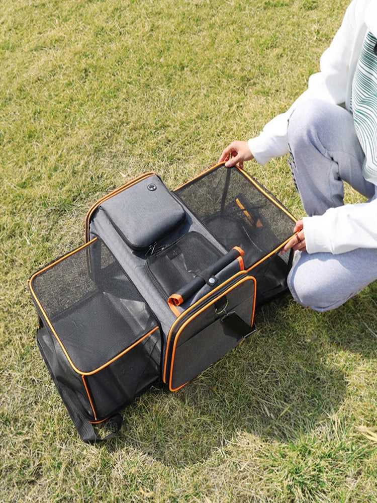 Nébula™ — Transportín Suave y Plegable para Gatos
