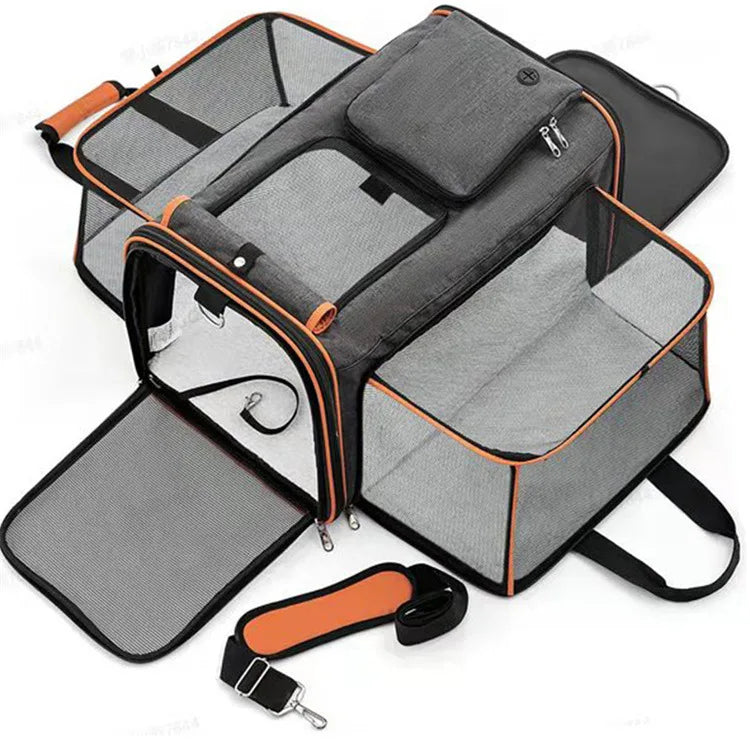 Nébula™ — Transportín Suave y Plegable para Gatos