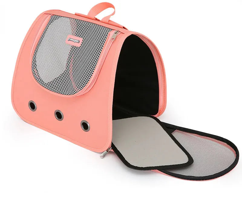 Ventura™ — Mochila Panorámica Plegable para Gatos y Perros Pequeños
