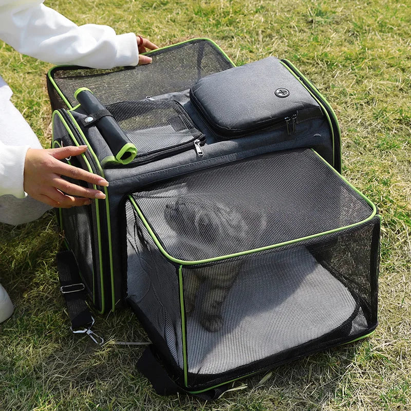 Nébula™ — Transportín Suave y Plegable para Gatos