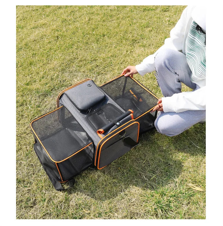 Nébula™ — Transportín Suave y Plegable para Gatos