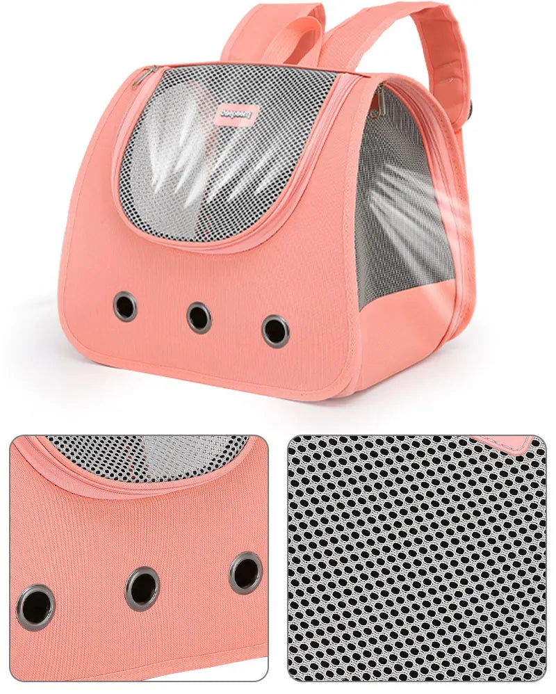 Ventura™ — Mochila Panorámica Plegable para Gatos y Perros Pequeños