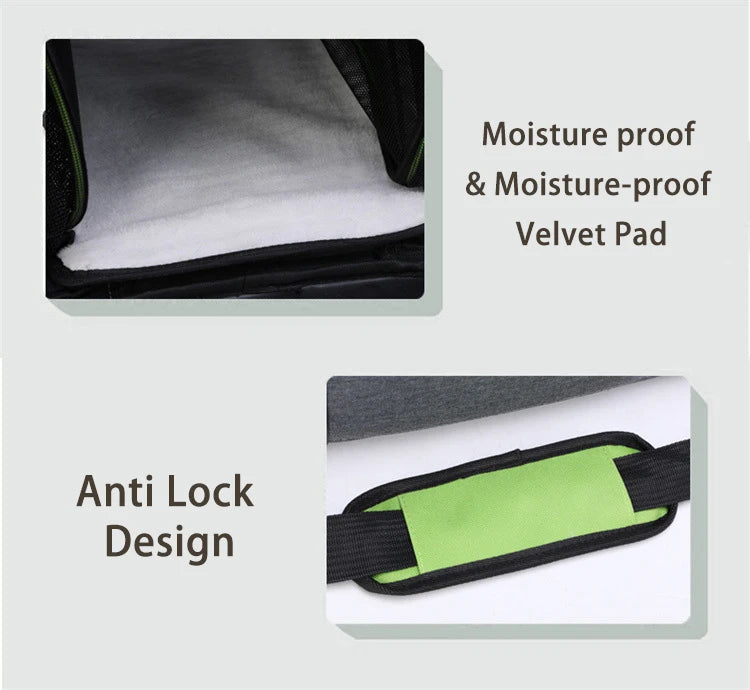 Nébula™ — Transportín Suave y Plegable para Gatos
