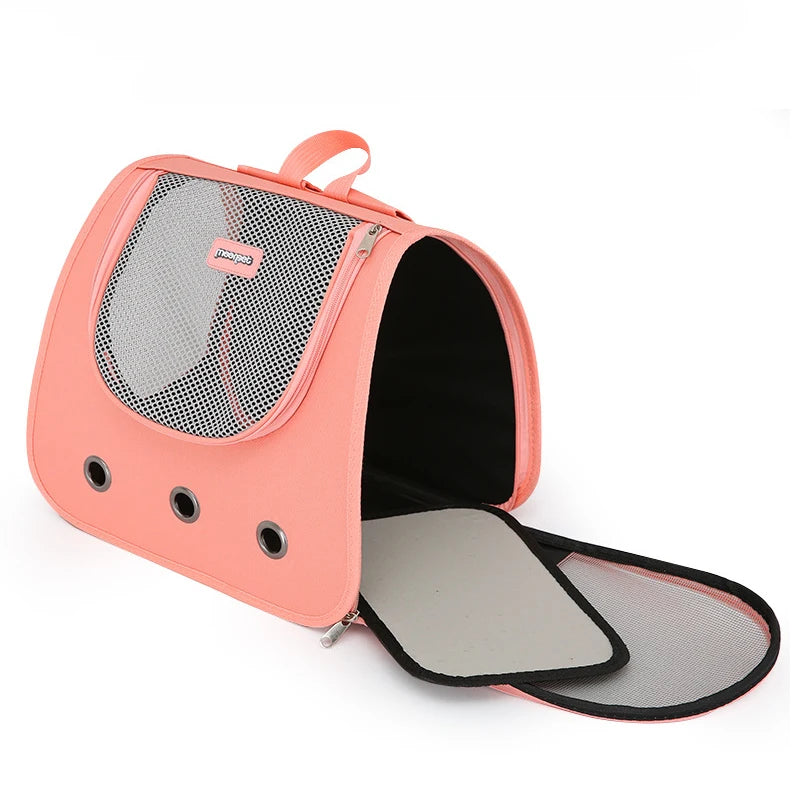 Ventura™ — Mochila Panorámica Plegable para Gatos y Perros Pequeños