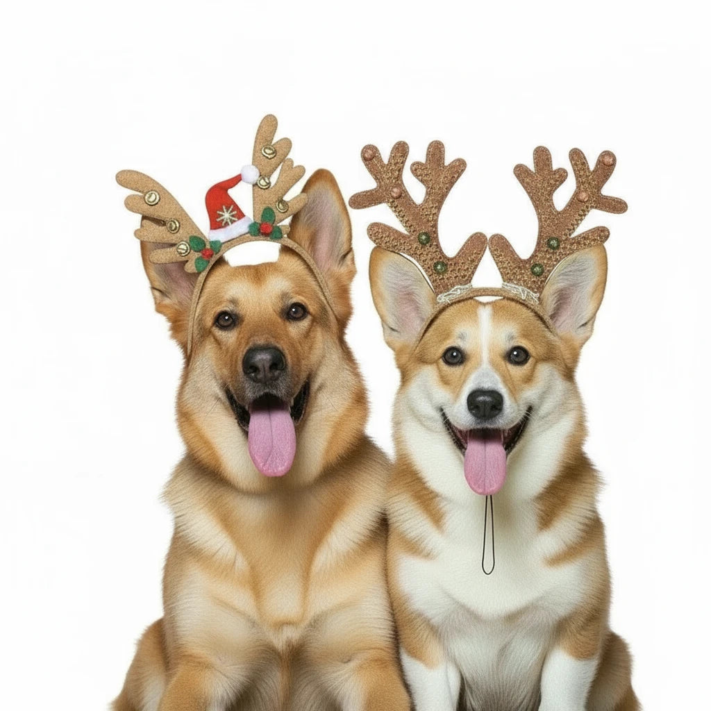 ASTAPET™ – Diadema navideña con astas para perros y gatos