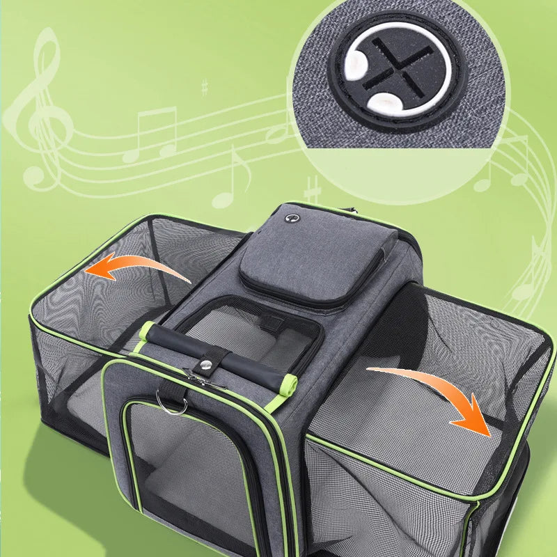 Nébula™ — Transportín Suave y Plegable para Gatos