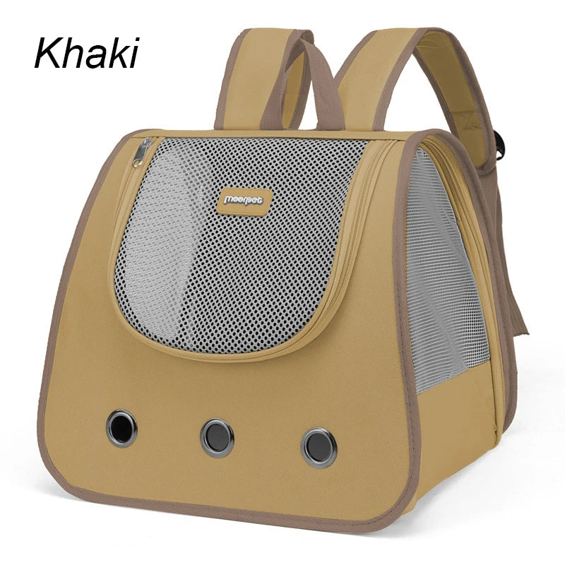 Ventura™ — Mochila Panorámica Plegable para Gatos y Perros Pequeños