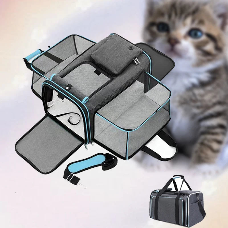 Nébula™ — Transportín Suave y Plegable para Gatos