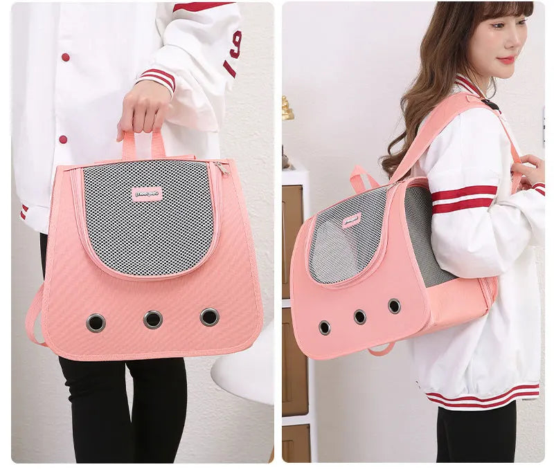 Ventura™ — Mochila Panorámica Plegable para Gatos y Perros Pequeños