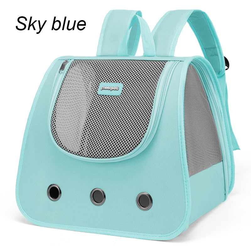 Ventura™ — Mochila Panorámica Plegable para Gatos y Perros Pequeños