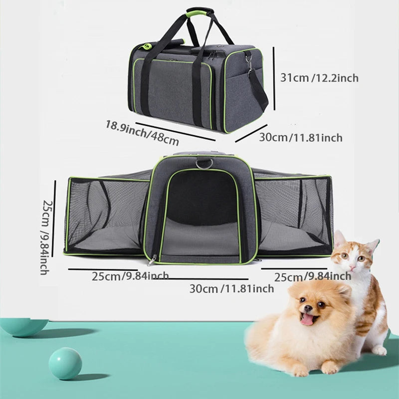 Nébula™ — Transportín Suave y Plegable para Gatos