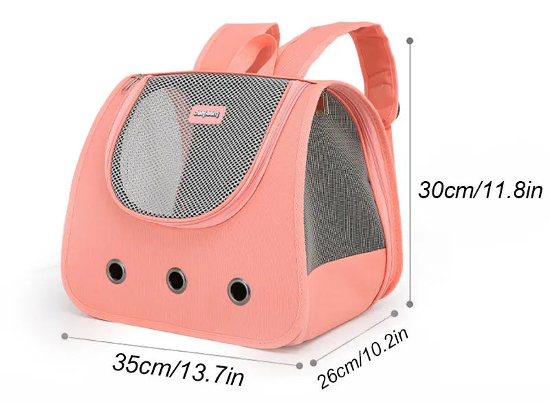 Ventura™ — Mochila Panorámica Plegable para Gatos y Perros Pequeños