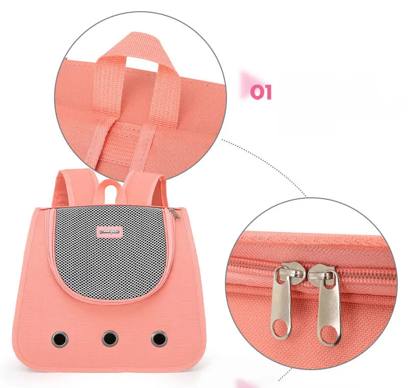 Ventura™ — Mochila Panorámica Plegable para Gatos y Perros Pequeños