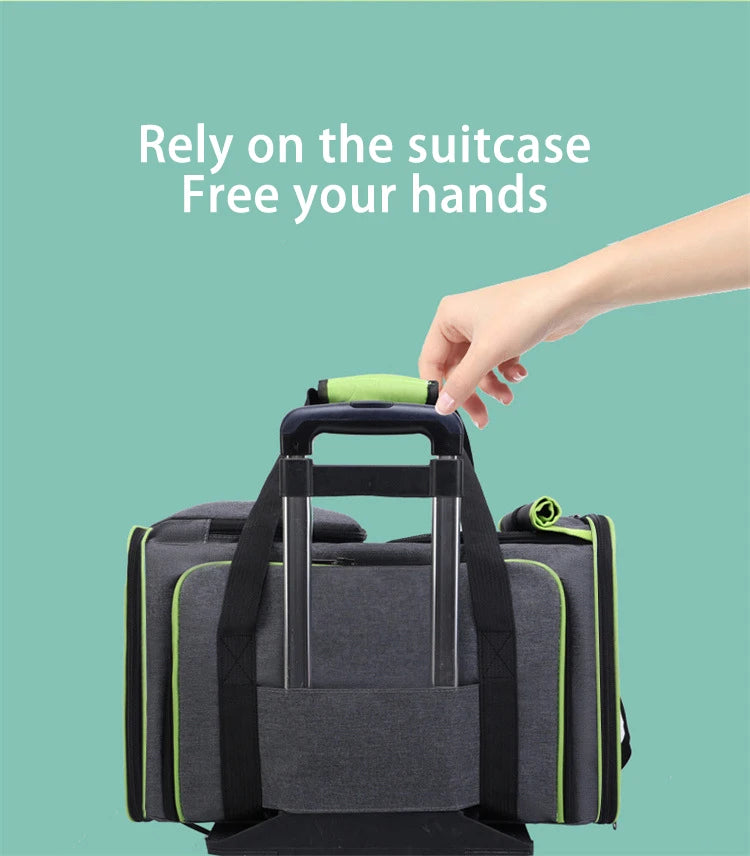 Nébula™ — Transportín Suave y Plegable para Gatos