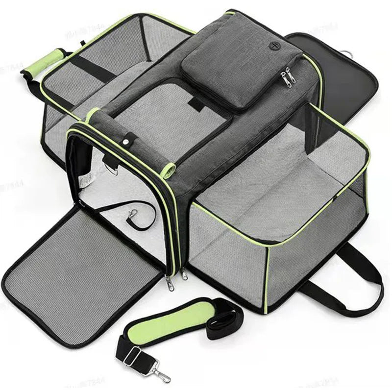 Nébula™ — Transportín Suave y Plegable para Gatos