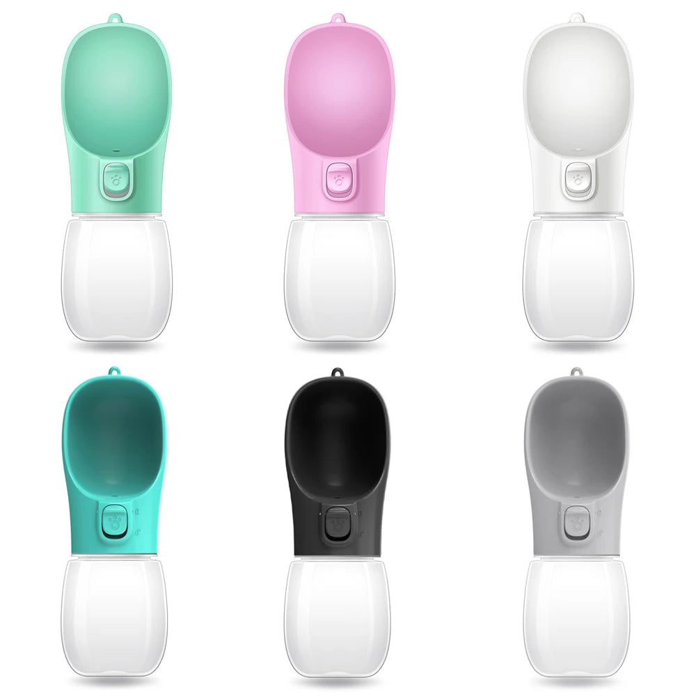 BOTIPET™ es una botella portátil con cuenco integrado, ideal para mantener a tu perro o gato hidratado en cualquier momento.