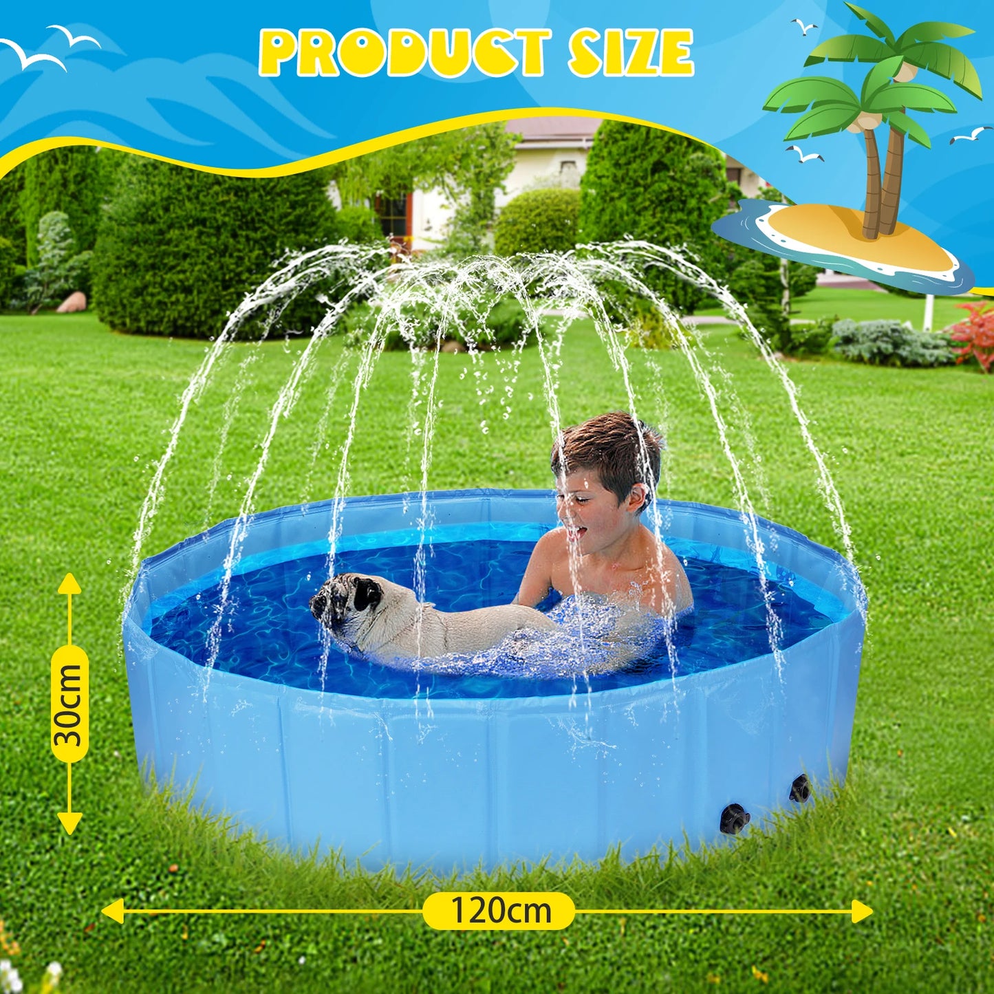 Piscina Interactiva Vielsa™ – Edición Verano Sagrado