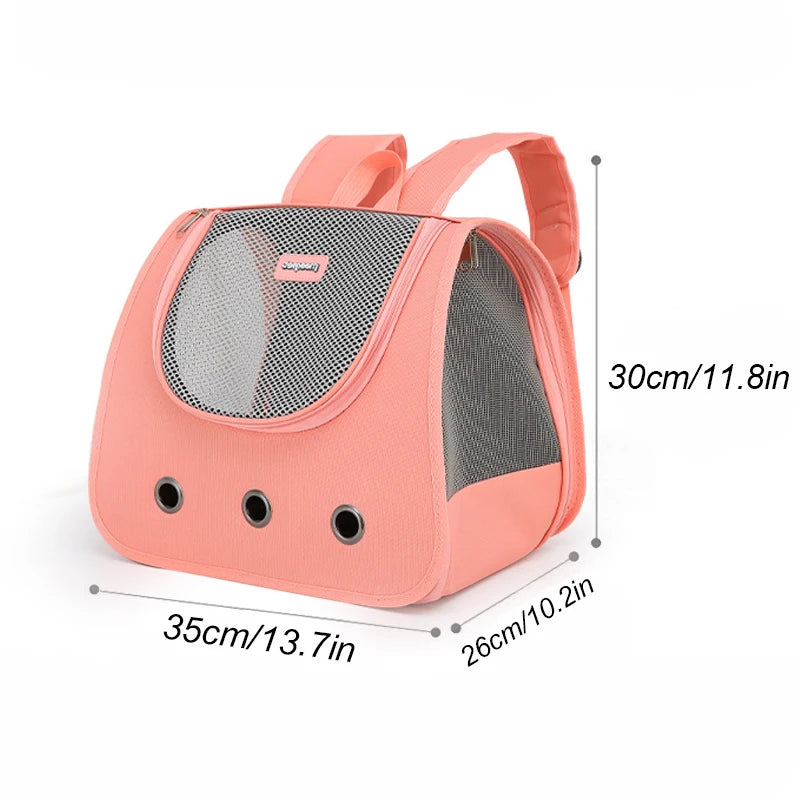 Ventura™ — Mochila Panorámica Plegable para Gatos y Perros Pequeños