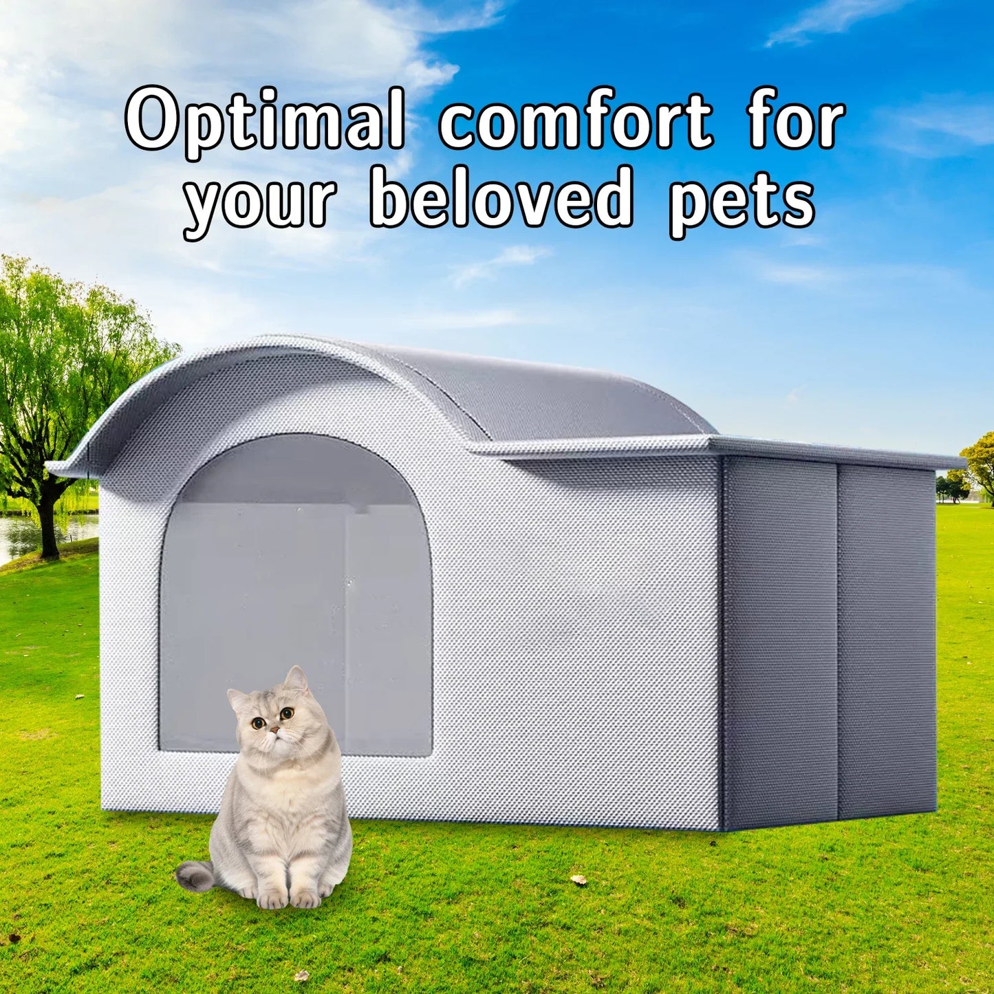 PetSleep™ — Hogar Cálido y Fresco para Todas las Estaciones