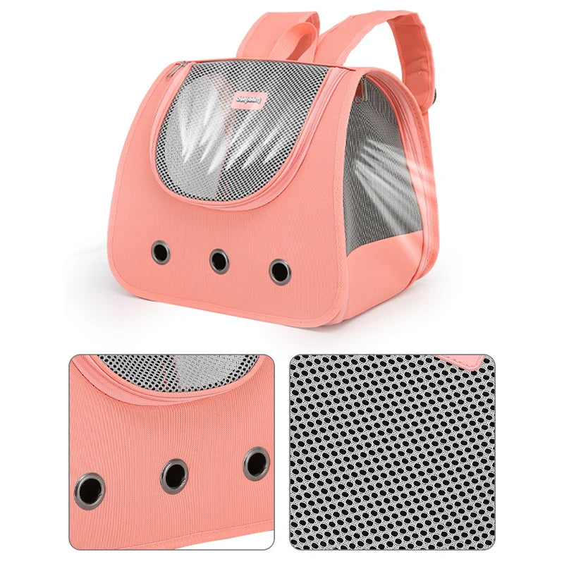 Ventura™ — Mochila Panorámica Plegable para Gatos y Perros Pequeños
