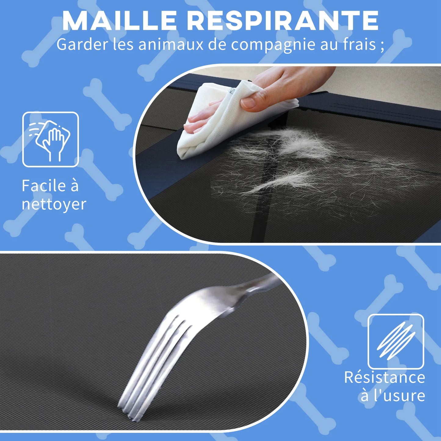 Cama Elevada con Dossel Vielsa™ – Azul Profundo