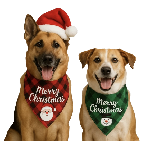 BANDANAPET™ – Pañuelo triangular para perros (edición navideña)